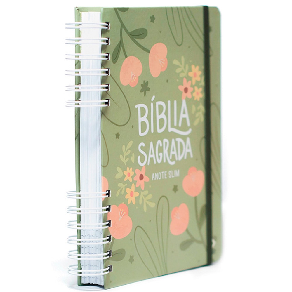 Bíblia Anote Slim | NVT | Capa Espiral Minha Esperança