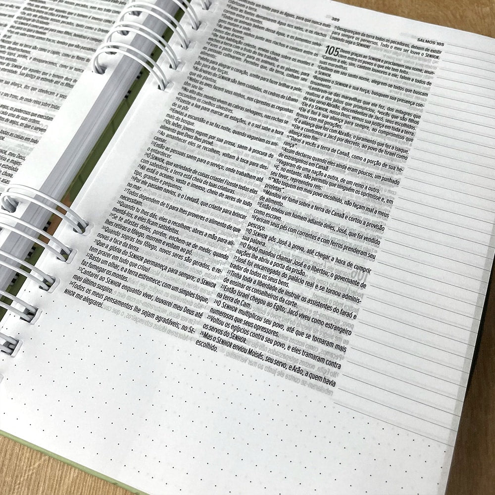 Bíblia Anote Slim | NVT | Capa Espiral Minha Esperança