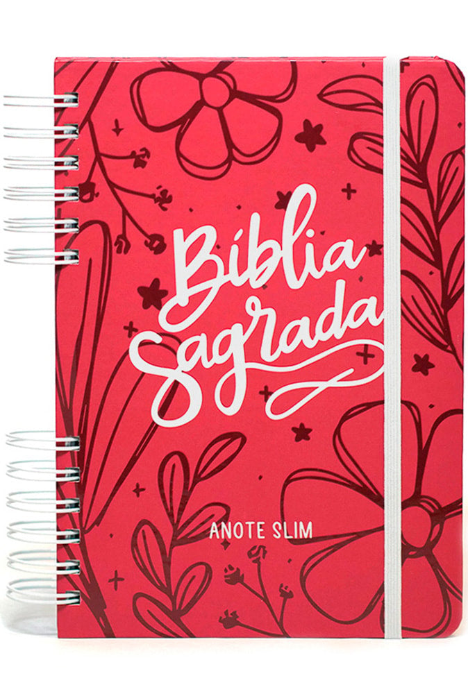 Bíblia Anote Slim | NVT | Capa Espiral  Meu Tudo