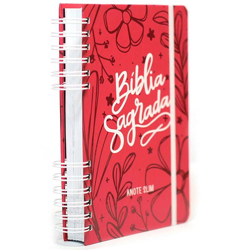 Bíblia Anote Slim | NVT | Capa Espiral  Meu Tudo
