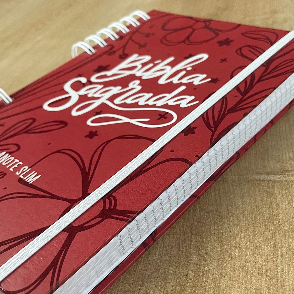 Bíblia Anote Slim | NVT | Capa Espiral  Meu Tudo
