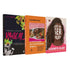 Kit Feminilidade Bíblica, com três livros de capa mole, um preto, um laranja e um marrom, com ilustrações femininas. — Plenitude