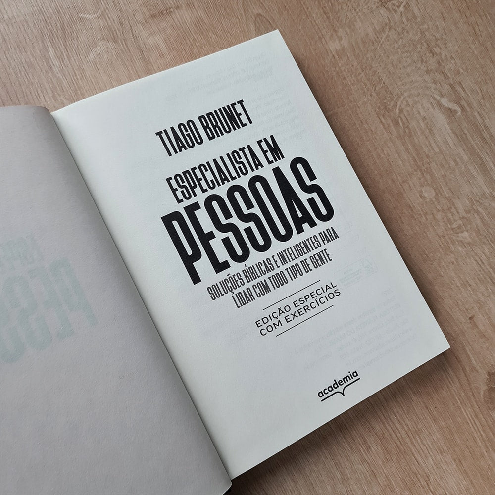 Especialista em Pessoas | Edição Especial com Exercícios | Tiago Brunet