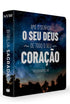 Bíblia Sagrada NVI, capa brochura azul-escura com céu estrelado e árvores, texto "Ame o Senhor o seu Deus de todo o seu coração" — Plenitude