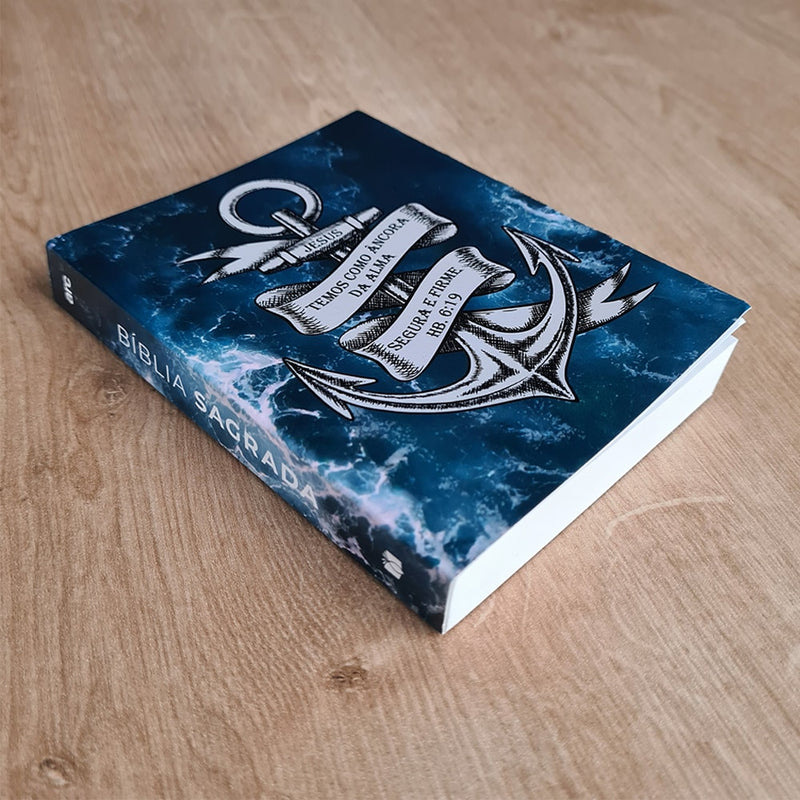 Bíblia Sagrada Média Oceano Âncora | ARC | Brochura
