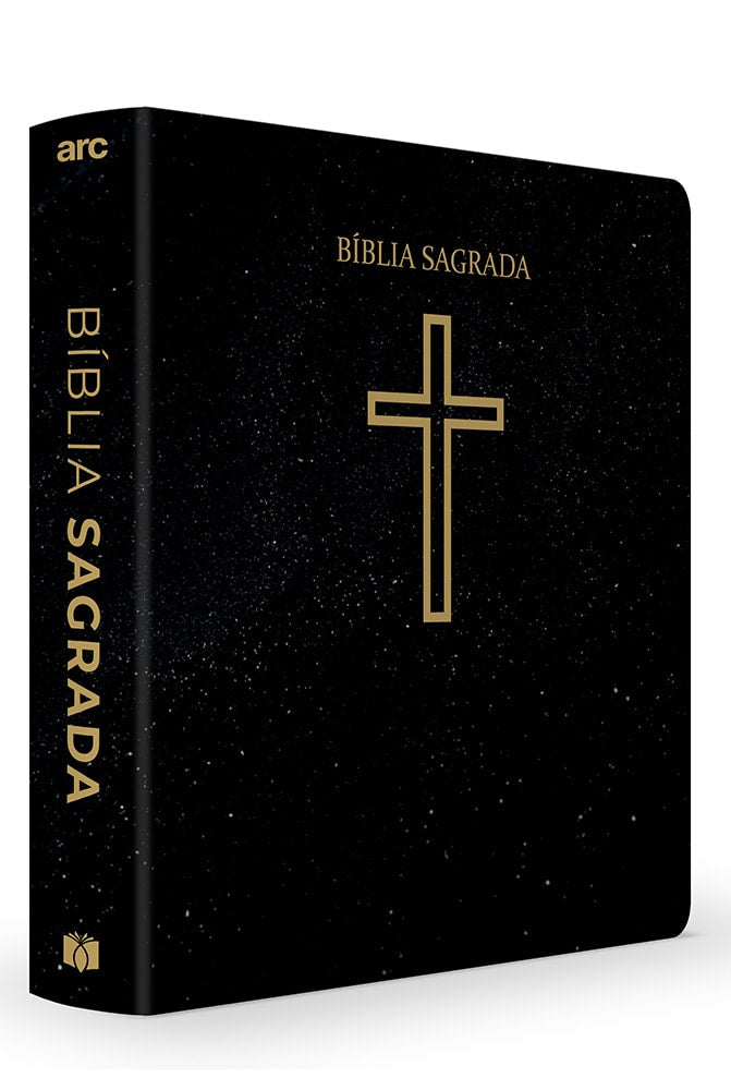 Bíblia Sagrada Média Salvos Pela Graça | ARC | Brochura Preta