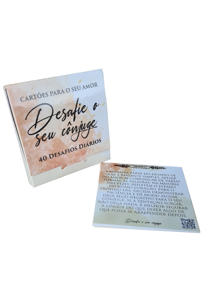 Cartões Para O Seu Amor | Desafie Seu Cônjuge | 40 Desafios Diários
