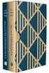 Box de livros Manual de Teologia e Eclesiologia, capa azul e bege com padrões geométricos. — Plenitude