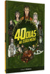 Livro "Devocional 40 Dias na Terra-Média" de Eduardo Medeiros, capa verde com personagens de fantasia. — Plenitude