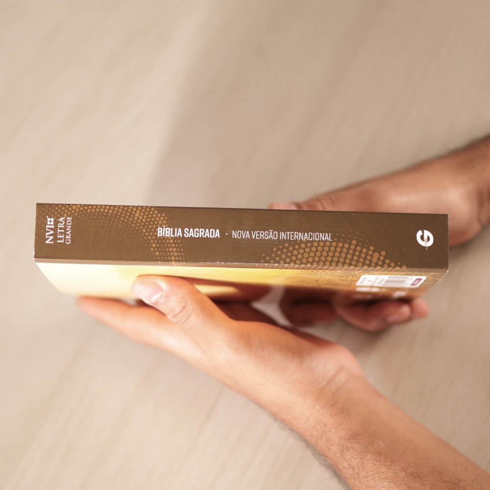 Bíblia Sagrada | NVI | Letra Grande | Capa Brochura Trigo