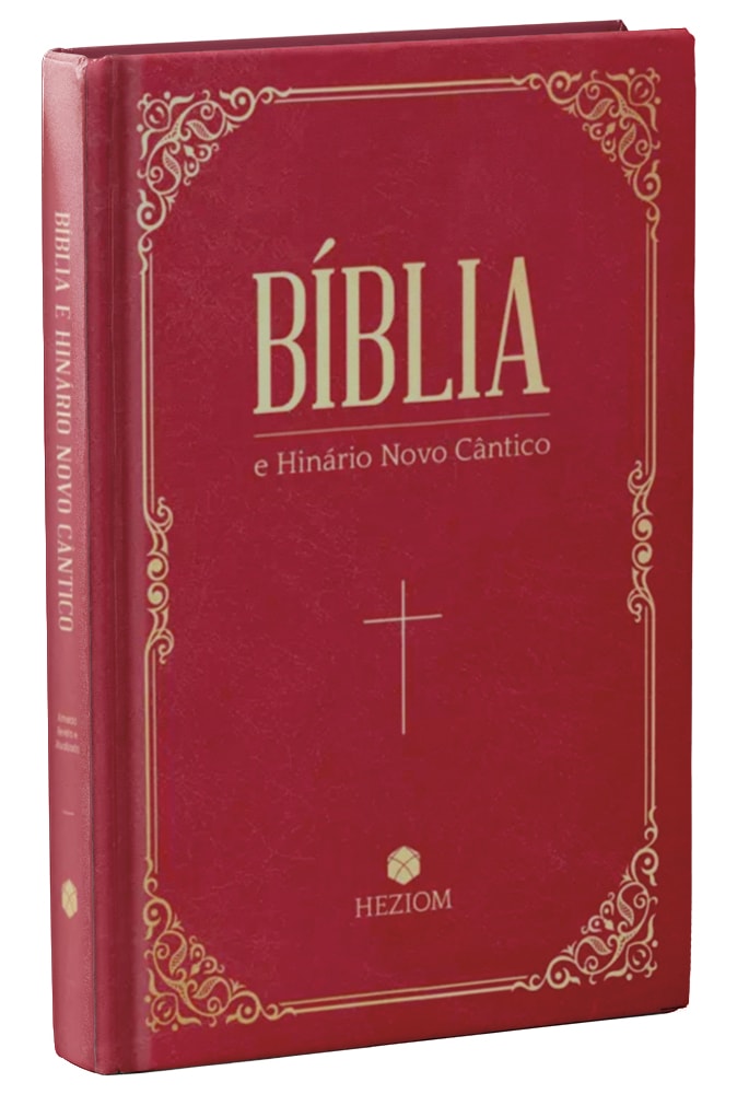 Bíblia e Hinário Novo Cântico | ARA | Capa Dura Vinho