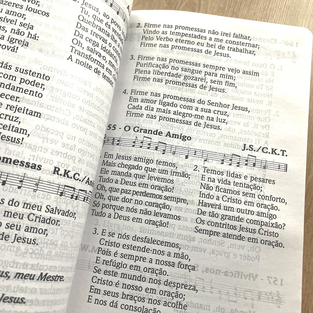 Hinário Cantor Cristão Com Letra | Grande | Capa Brochura Candy Lilas