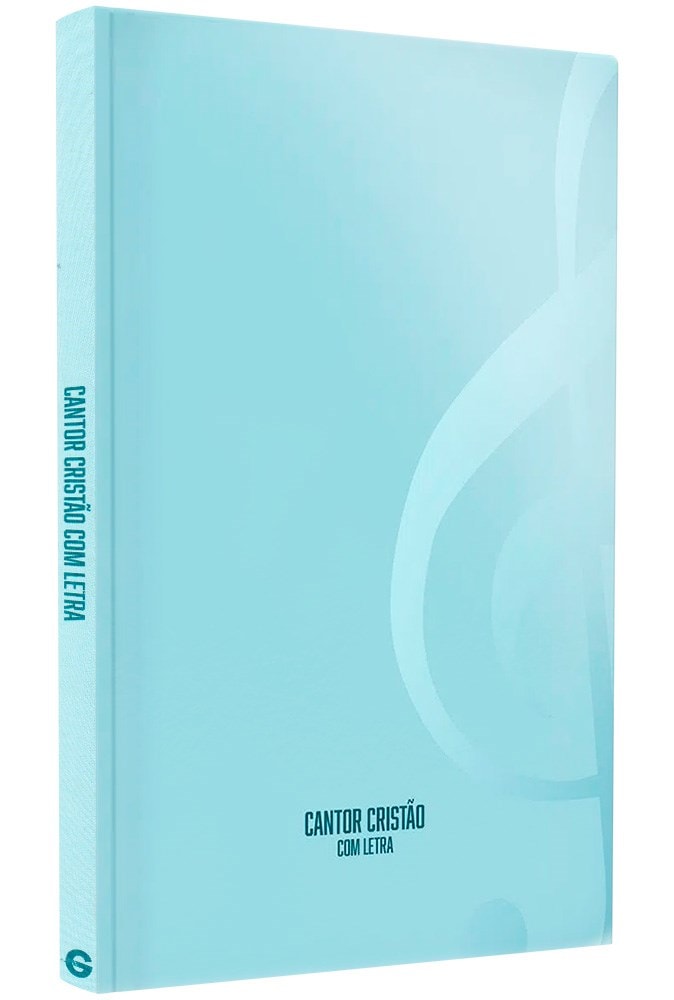 Hinário Cantor Cristão Com Letra | Grande | Capa Brochura Candy Tiffany