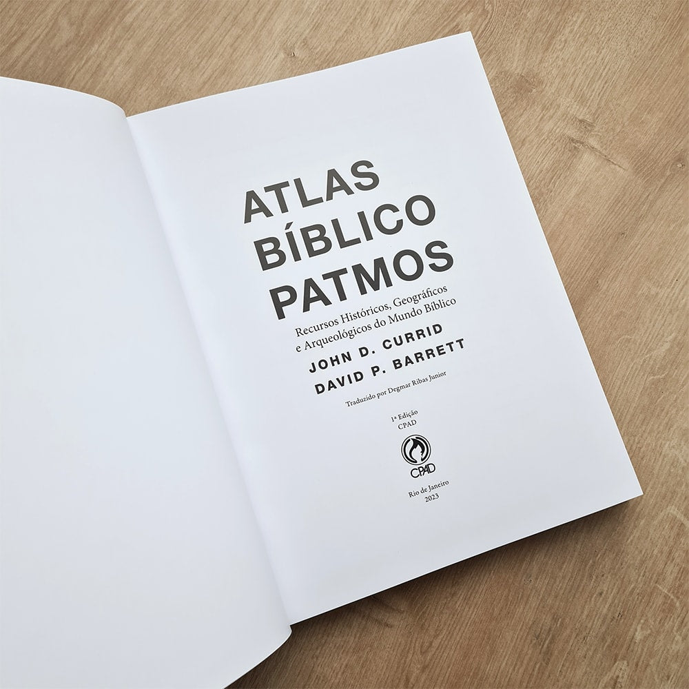 Atlas Bíblicos Patmos | John D. Currid e David P. Barrett