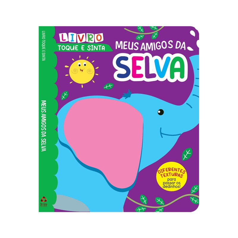 Livro Toque e Sinta | Meus Amigos da Selva