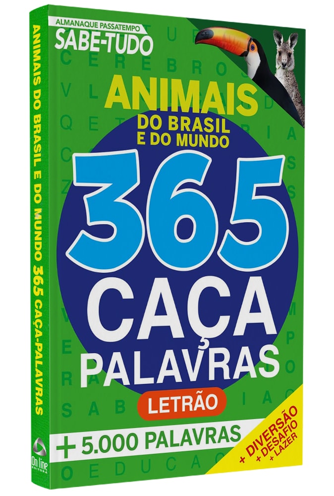 Almanaque Passatempo Sabe-Tudo | Animais do Brasil e do Mundo | Letrão
