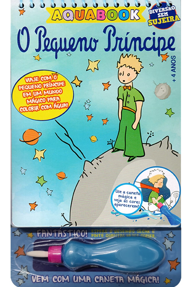 Aquabook O Pequeno Príncipe | Vem com Uma Caneta Magica