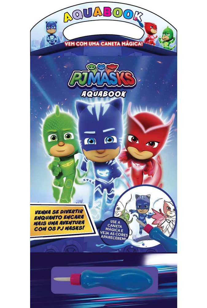 Aquabook PjMasks | Vem com Uma Caneta Magica