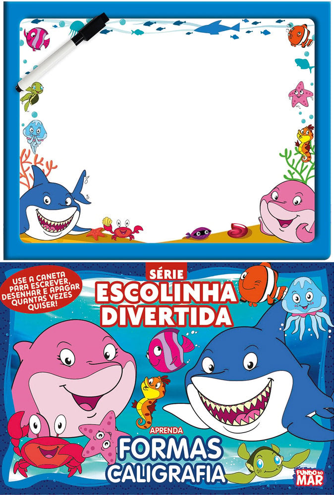 Série Escolinha Divertida | Aprenda Formas Caligrafia