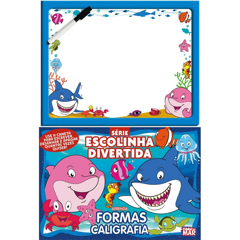 Série Escolinha Divertida | Aprenda Formas Caligrafia