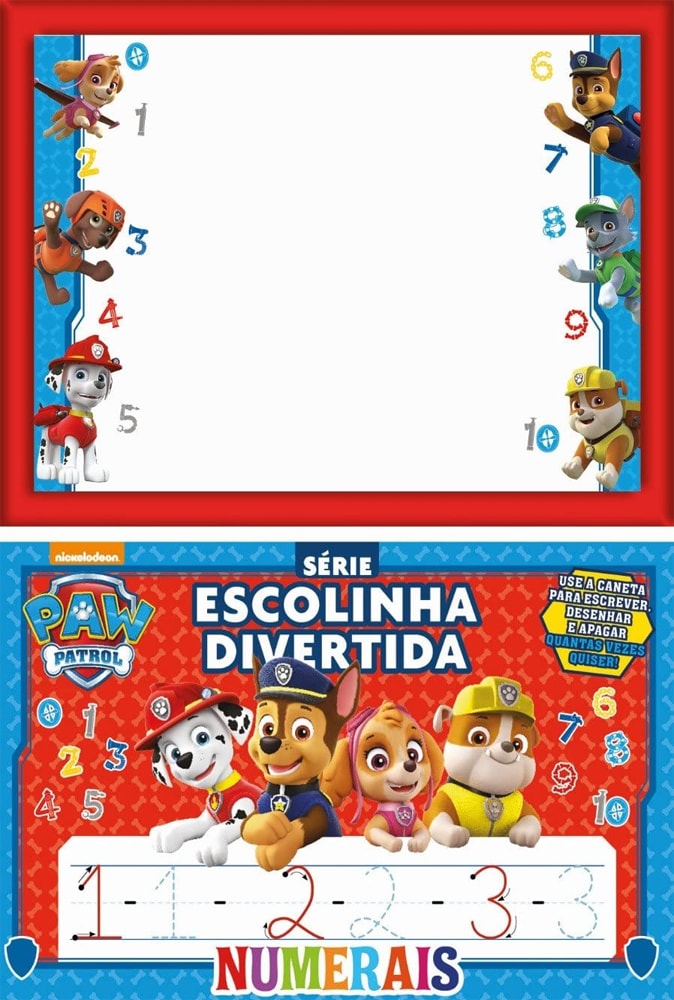 Escolinha Divertida | Patrulha Canina | Caligrafia dos Numerais