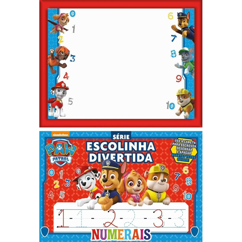 Escolinha Divertida | Patrulha Canina | Caligrafia dos Numerais