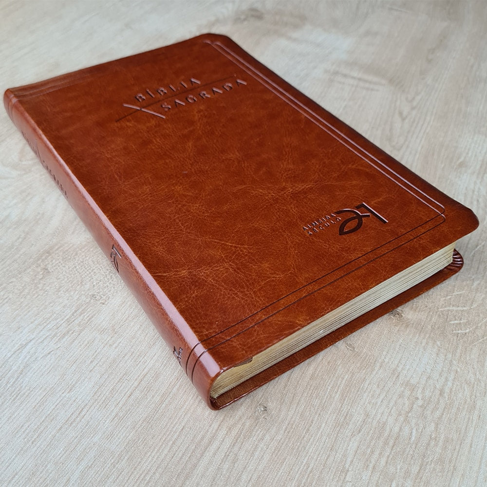 Bíblia Sagrada | A21 | Normal | C/ Referencias Cruzadas | Capa Luxo Marrom