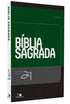 Bíblia Sagrada A21, capa brochura verde e cinza, letra normal, com referências cruzadas. — Plenitude.
