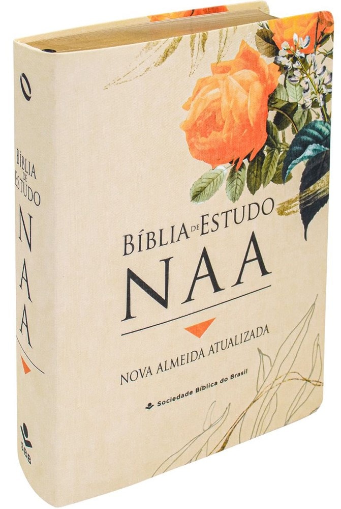 Bíblia de Estudo Lírica | NAA | Letra Normal | Capa Flexível Linho