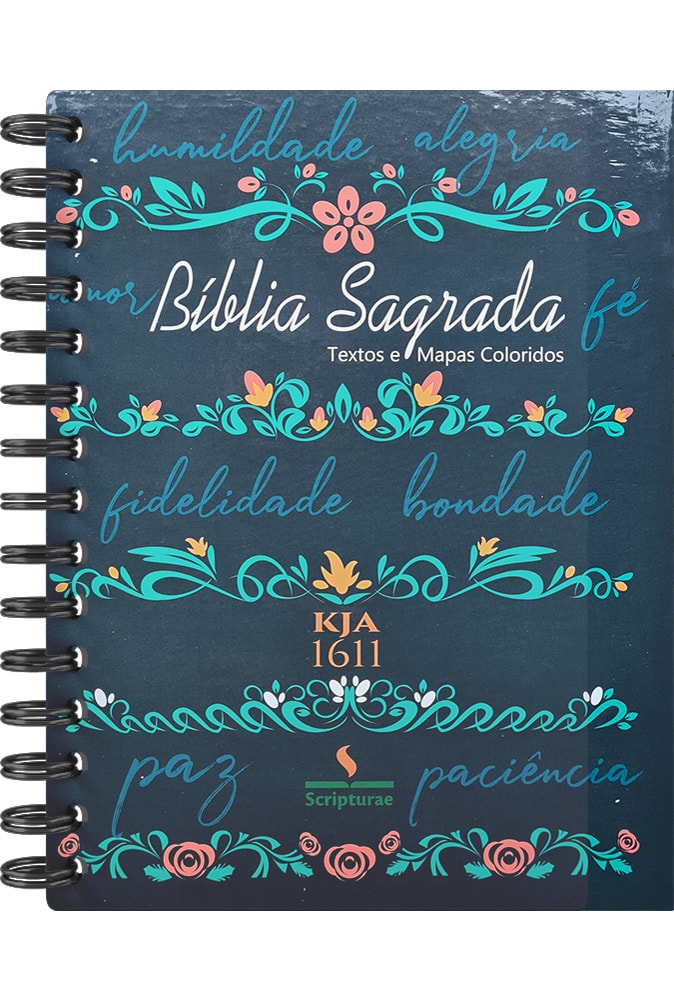 Bíblia Sagrada KJA 1611 | Letra Normal | Capa Dura Verde com Preto