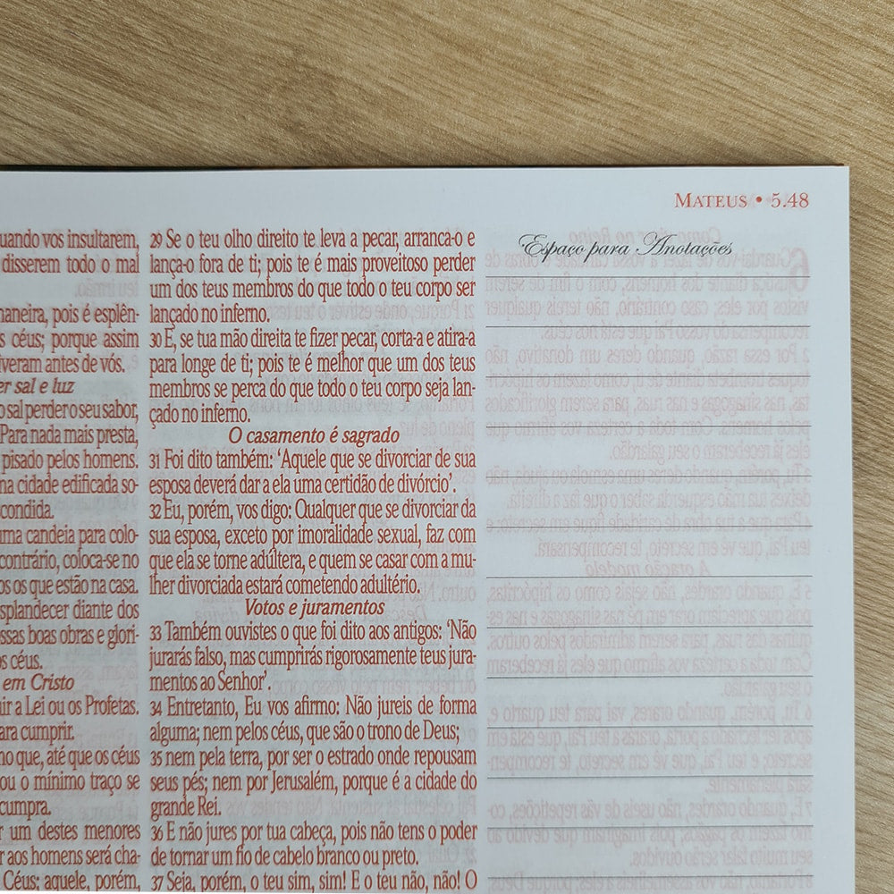 Bíblia Sagrada KJA 1611 | Letra Normal | Capa Dura Espiral João 3:16