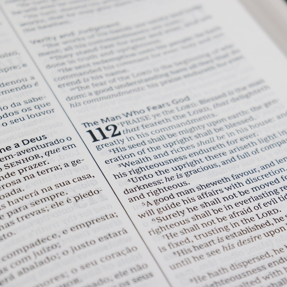 Bíblia Bilíngue | Português e Inglês | ACF | KJV | Leitura Perfeita | Couro Soft Verde