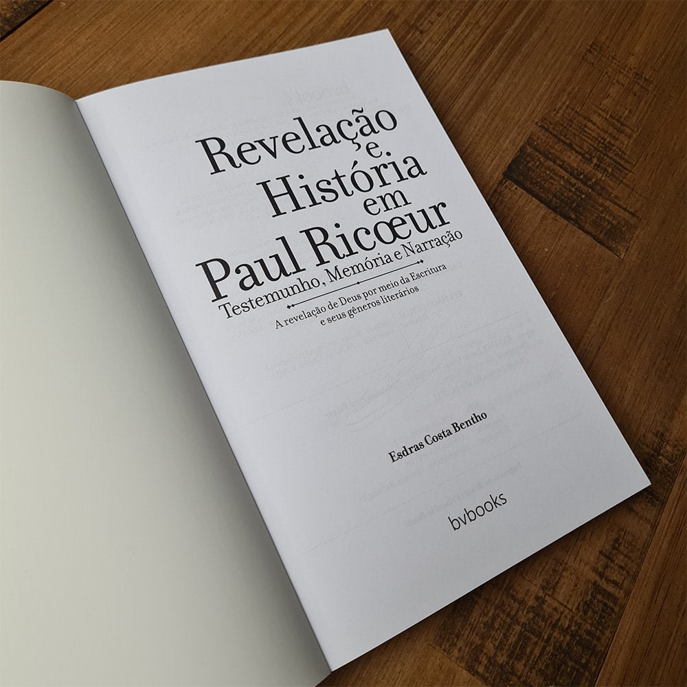 Revelação e História em Paul Ricoeur | Esdras Costa Bentho