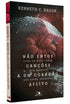 Livro de capa dura: Não Entoe Canções A Um Coração Aflito, de Kenneth C. Haugk. Capa com guarda-chuva e flor vermelha. — Plenitude