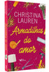 Livro Armadilhas do Amor, de Christina Lauren, capa rosa-choque com ilustrações de ferramentas e plantas. — Plenitude