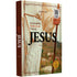 Livro "Enciclopédia Histórica da Vida de Jesus" com capa marrom e imagem de Jesus de costas com cajado. — Plenitude