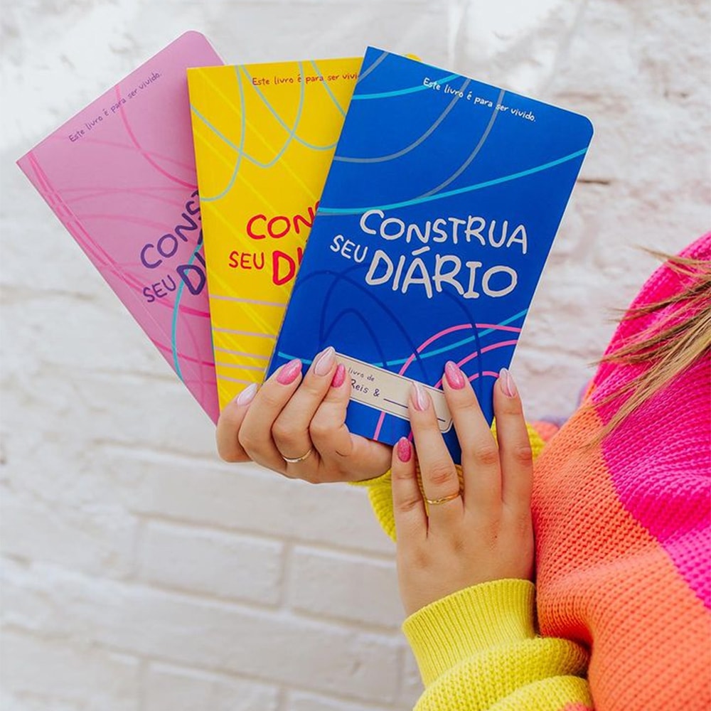 Construa Seu Diário | Jey Reis | Capa Rosa
