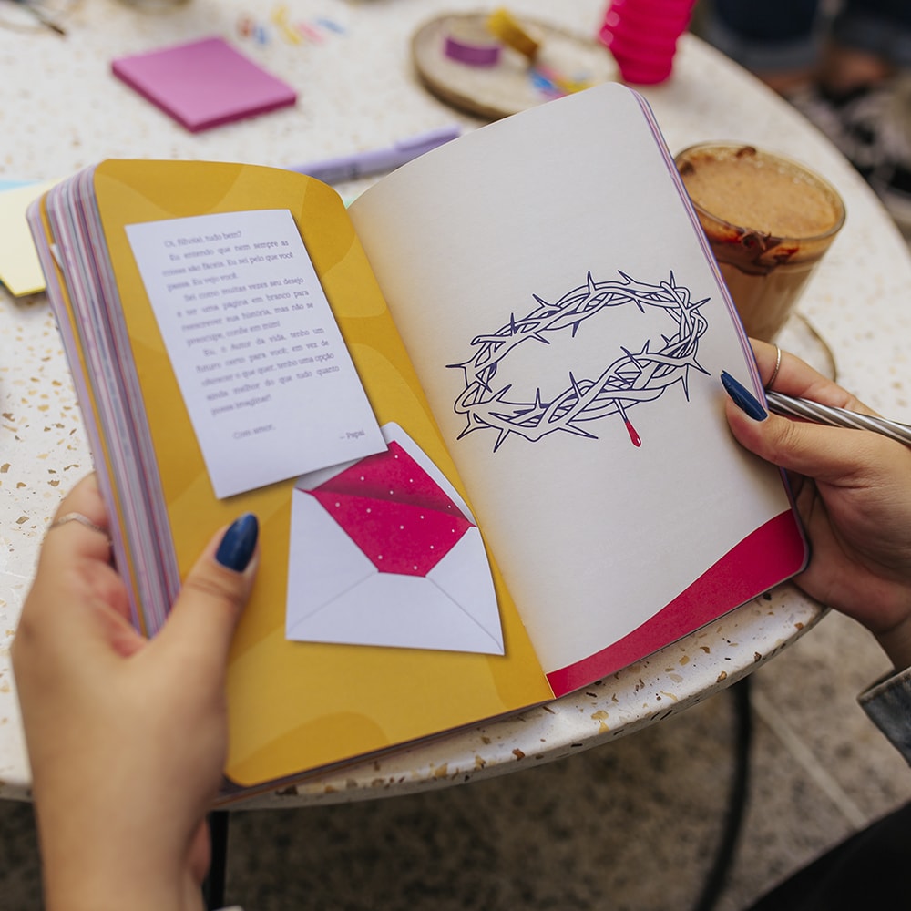 Construa Seu Diário | Jey Reis | Capa Rosa