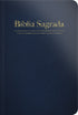 Bíblia Sagrada | ARC | Letra Grande | Capa Semi Luxo Azul