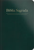 Bíblia Sagrada ARC Letra Grande, capa semi luxo verde com título dourado. — Plenitude