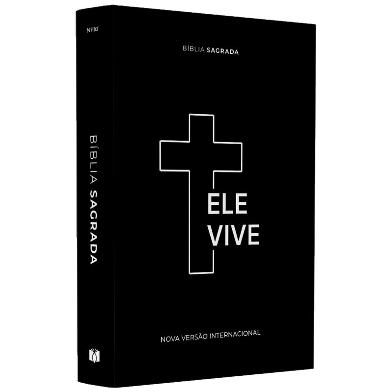 Bíblia Sagrada Ele Vive | NVI | Letra Maior | Capa Dura Ilustrada