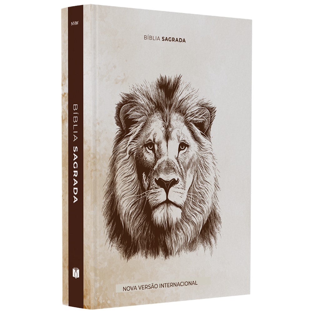 Bíblia Sagrada Leão de Judá | NVI | Letra Maior | Capa Dura Ilustrada