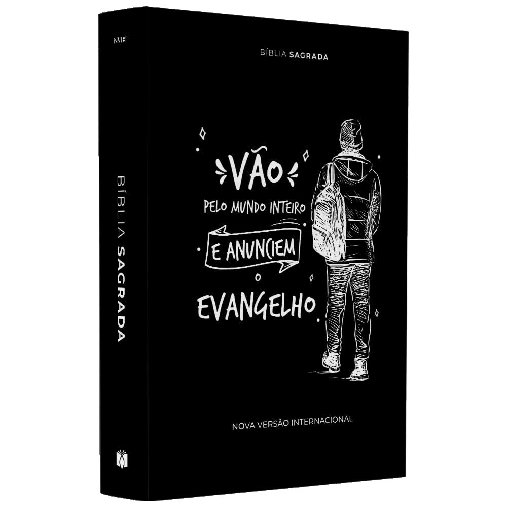 Bíblia Sagrada Vão Pelo Mundo | NVI | Letra Maior | Capa Dura Ilustrada