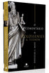 Capa do livro O Comentário de Colossenses e Filemom de Douglas J. Moo, com estátua antiga e fundo preto. — Plenitude