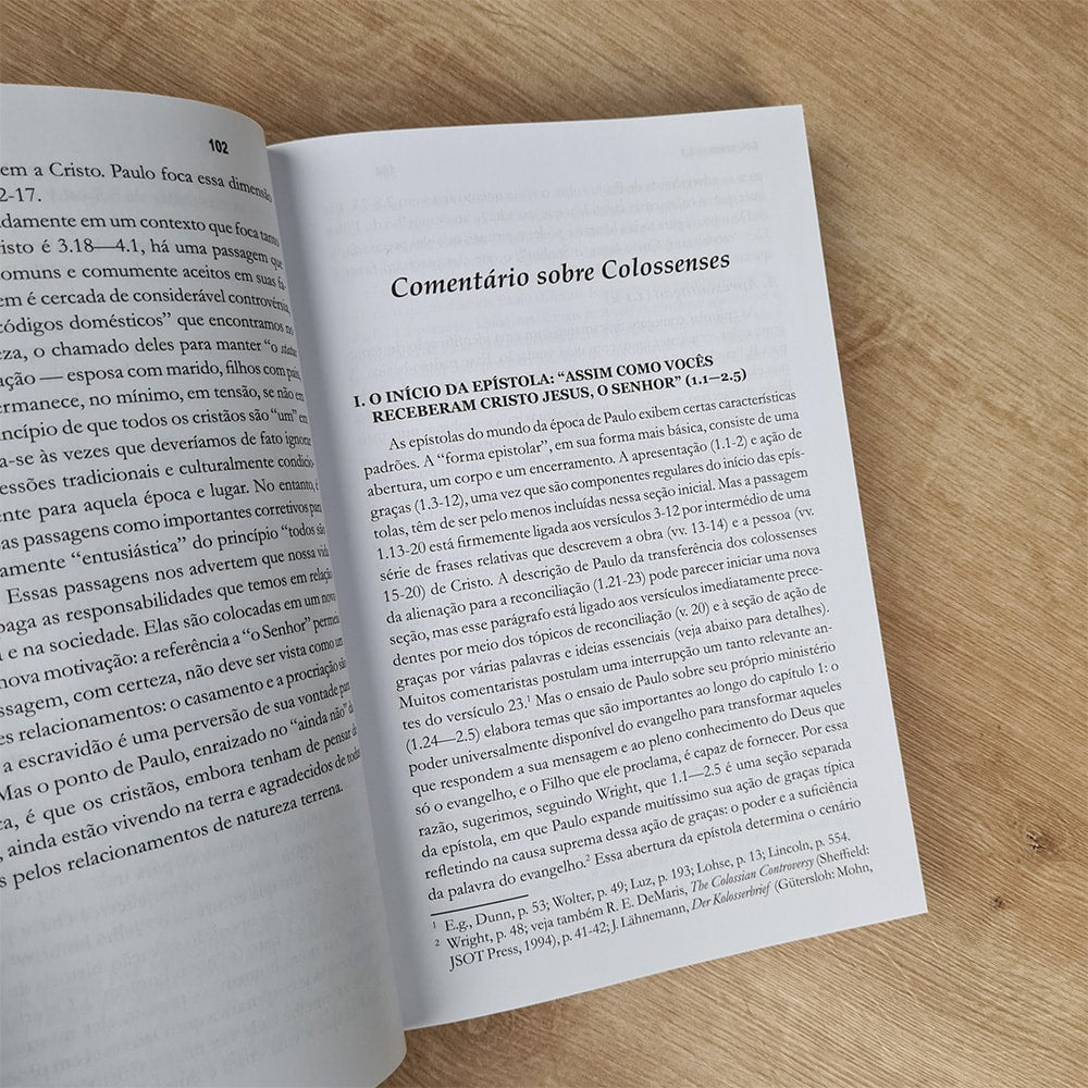 O Comentário de Colossenses e Filemom | Douglas J. Moo