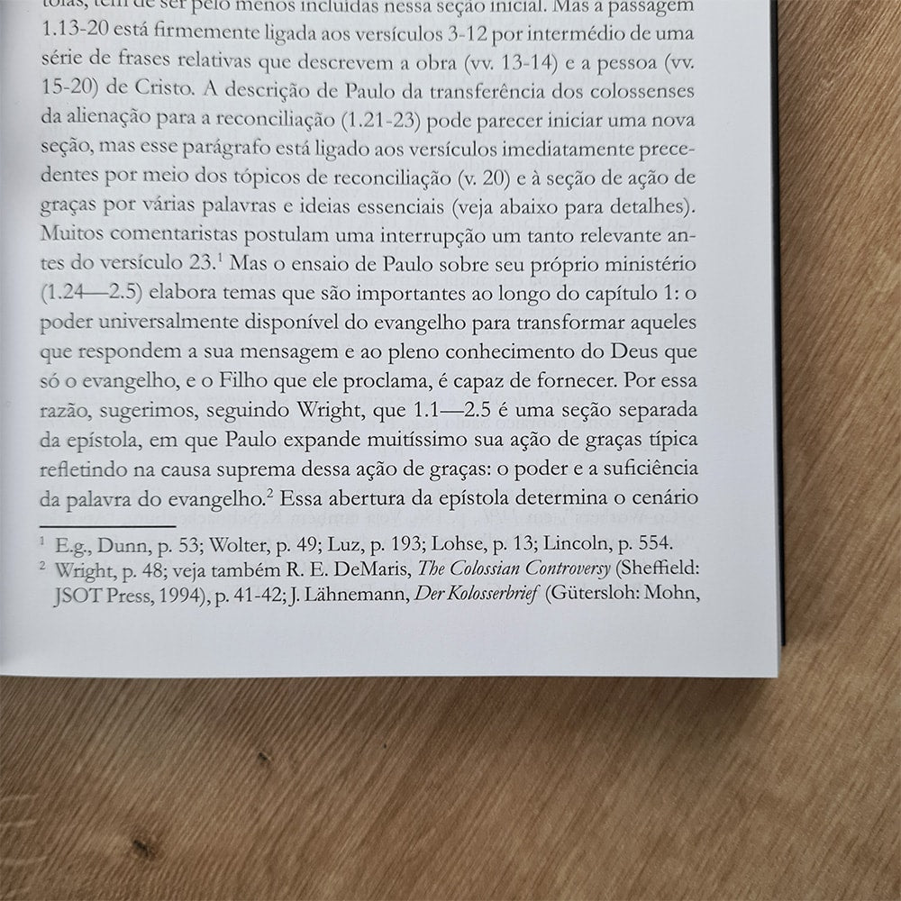 O Comentário de Colossenses e Filemom | Douglas J. Moo