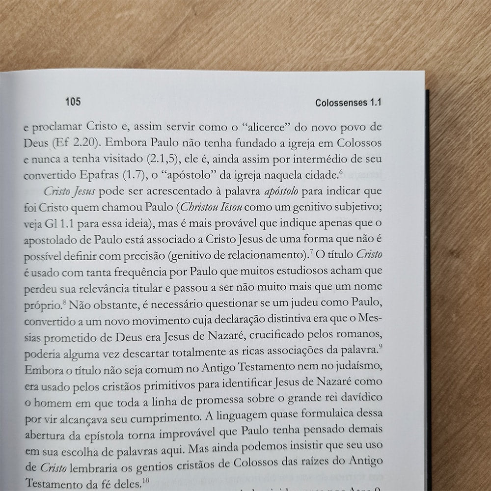 O Comentário de Colossenses e Filemom | Douglas J. Moo