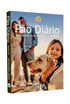 Devocional Pão Diário Vol. 27 Família, capa com menina, cachorro e pais ao fundo, azul e amarelo — Plenitude