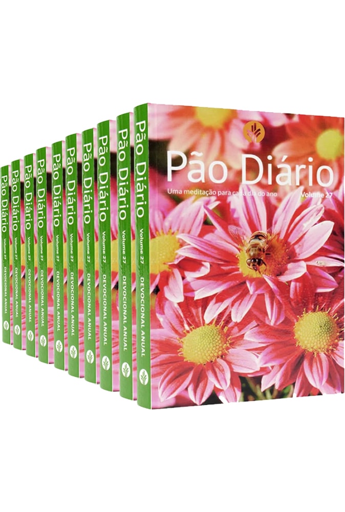 Kit 20 Devocionais Pão Diário | Vol. 27 | Flores