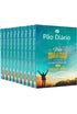 Kit 20 Devocionais Pão Diário Vol. 27 Todas as Coisas, capa com pessoa de braços abertos. — Plenitude
